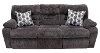 Chocolate Brown Power Reclining Sofa & Loveseat - Tribute-2