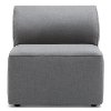 1500962 Dark Gray Armless Modular Patio Chair - Big Joe Lux