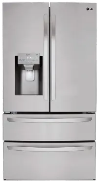 LMXS28626S LG 27.8 cu ft French Door Refrigerator - Stainless Steel