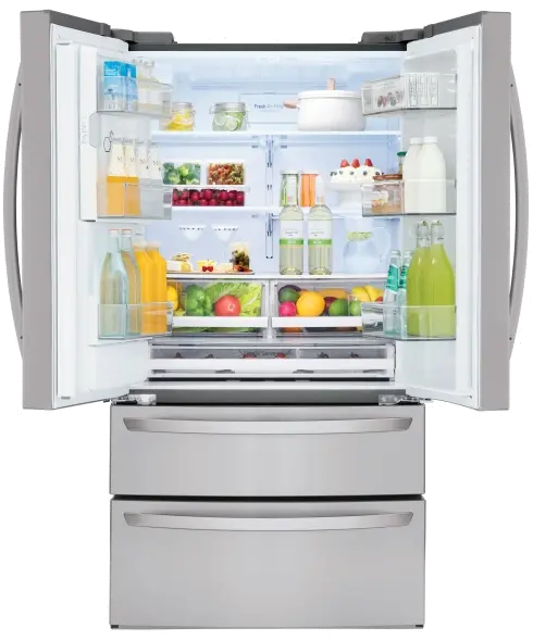 LMXS28626S LG 27.8 cu ft French Door Refrigerator - Stainless Steel-2