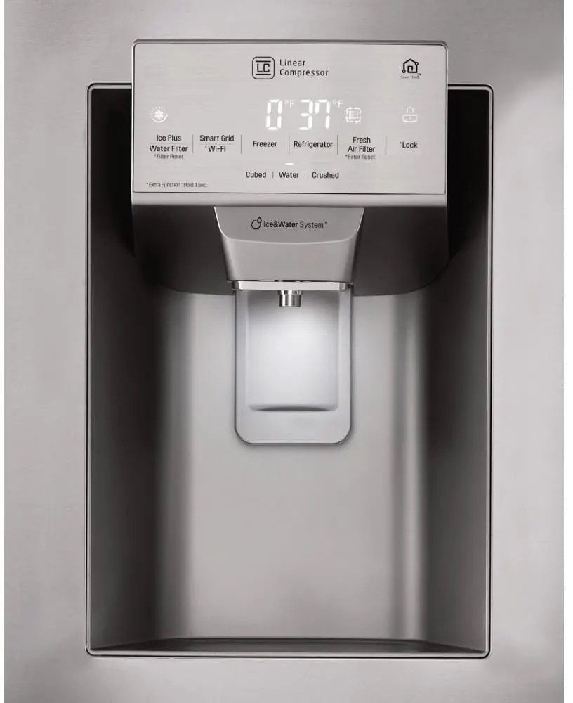 LMXS28626S LG 27.8 cu ft French Door Refrigerator - Stainless Steel-8