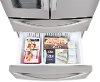 LMXS28626S LG 27.8 cu. ft. 4 Door French Door Smart Refrigerator - 36 Inch Stainless Steel-5