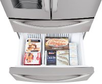 LMXS28626S LG 27.8 cu. ft. 4 Door French Door Smart Refrigerator - 36 Inch Stainless Steel-5