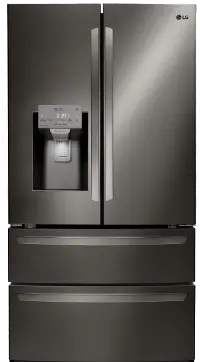 LMXS28626D LG 27.8 cu ft French Door Refrigerator - Black Stainless Steel