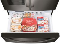 LMXS28626D LG 27.8 cu. ft. 4 Door French Door Smart Refrigerator - 36 Inch Black Stainless Steel-5