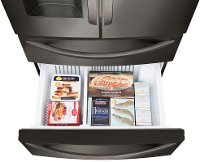 LMXS28626D LG 27.8 cu. ft. 4 Door French Door Smart Refrigerator - 36 Inch Black Stainless Steel-6