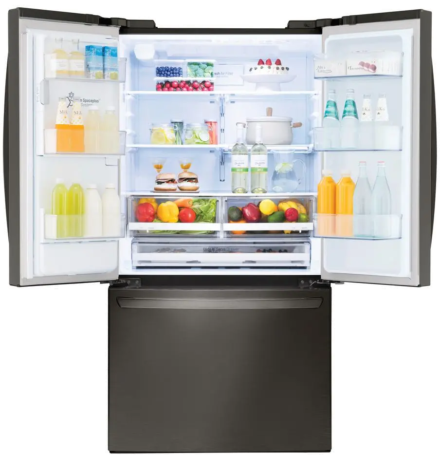 LFXS28968D LG 27.9 cu ft French Door Refrigerator - Black Stainless Steel-2