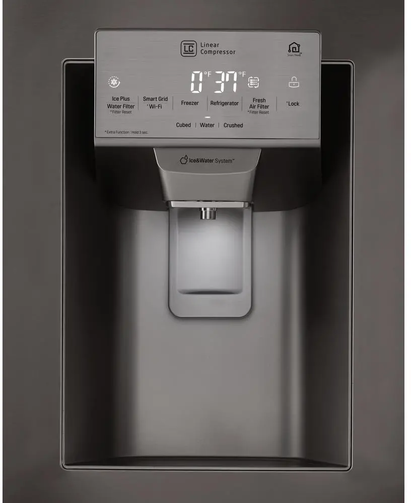 LFXS28968D LG 27.9 cu ft French Door Refrigerator - Black Stainless Steel-5