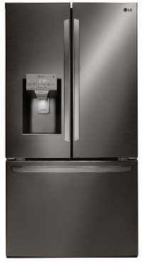 LFXS28968D LG 27.9 cu. ft. French Door Smart Refrigerator - 36 Inch Black Stainless Steel