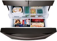 LFXS28968D LG 27.9 cu. ft. French Door Smart Refrigerator - 36 Inch Black Stainless Steel-6