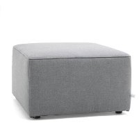 1530962 Dark Gray Patio Ottoman - Big Joe Lux
