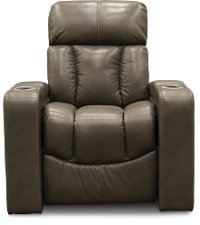 Alfresco Shadow Gray Home Theater Power Recliner - Paragon