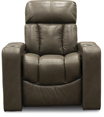 Alfresco Shadow Gray Home Theater Power Recliner - Paragon