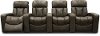 Alfresco Shadow Gray 4 Piece Power Home Theater Seating - Paragon