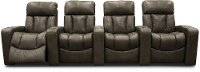 Alfresco Shadow Gray 4 Piece Power Home Theater Seating - Paragon