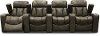 Alfresco Shadow Gray 4 Piece Power Home Theater Seating - Paragon-2