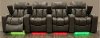 Alfresco Shadow Gray 4 Piece Power Home Theater Seating - Paragon-4