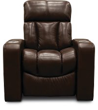Alfresco Fudge Brown Home Theater Power Recliner - Paragon