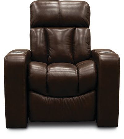 Alfresco Fudge Brown Home Theater Power Recliner - Paragon