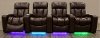 Alfresco Fudge Brown 4 Piece Power Home Theater Seating - Paragon-3