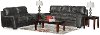 Contemporary Gray 5 Piece Living Room Set - Caruso