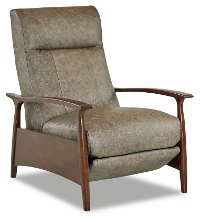 CLP691HLRCBRONXSLATE Bronx Slate Gray Leather High Leg Recliner - Comfort-2