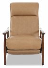 CLP691HLRCBROXFAWN Fawn Tan Leather High Leg Recliner - Comfort