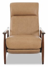 CLP691HLRCBROXFAWN Fawn Tan Leather High Leg Recliner - Comfort