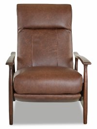 CLP691HLRCBRONXSOD Sod Brown Leather High Leg Recliner - Comfort