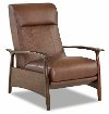 CLP691HLRCBRONXSOD Sod Brown Leather High Leg Recliner - Comfort-2