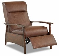 CLP691HLRCBRONXSOD Sod Brown Leather High Leg Recliner - Comfort-3