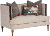 Clearance Belgian Beige Settee - Joelle