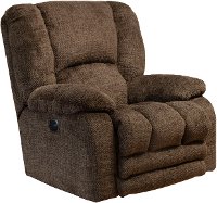 Chocolate Brown Wall Hugger Power Recliner - Hardin
