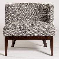 Slate Gray Accent Chair - Chandler