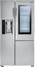 LSXS26396S LG Side by Side Door-in-Door Smart Refrigerator - 26.1 cu. ft., 36 Inch Stainless Steel