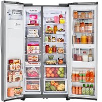 LSXS26396S LG Side by Side Door-in-Door Smart Refrigerator - 26.1 cu. ft., 36 Inch Stainless Steel-5
