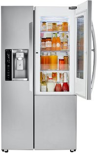LSXC22396S LG Counter Depth Side by Side Door-in-Door Refrigerator - 21.74 cu. ft., 36 Inch Stainless Steel-3