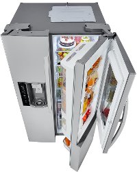 LSXC22396S LG Counter Depth Side by Side Door-in-Door Refrigerator - 21.74 cu. ft., 36 Inch Stainless Steel-5