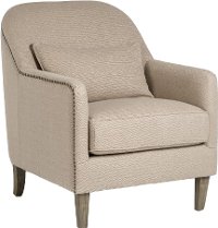 Pebble Tan Accent Chair - Harvard