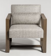 Twill Beige Accent Chair - Soho
