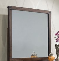 Modern Rustic Brown Mirror - Belmont