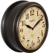 Clearance Chocolate Brown 10 Inch Deep Dish Wall Clock