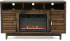 Avondale Charcoal Brown 61 Fireplace TV Stand