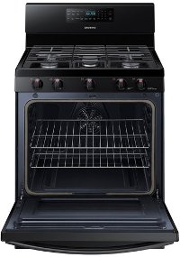 NX58M5600SB Samsung Gas Range - 5.8 cu. ft. Black-2