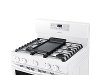 NX58M5600SW Samsung Gas Range with Stovetop Griddle - 5.8 cu. ft. White-3
