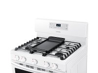 NX58M5600SW Samsung Gas Range with Stovetop Griddle - 5.8 cu. ft. White-3