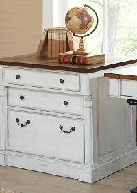 Cherry Brown and White Lateral File - Durham