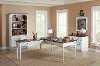 White and Cherry Brown Writing Desk - Durham-2