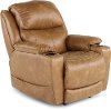 Badlands Saddle Brown Power Recliner - Starship
