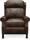 Worthington Cognac Brown Leather Power Recliner - Thornfield